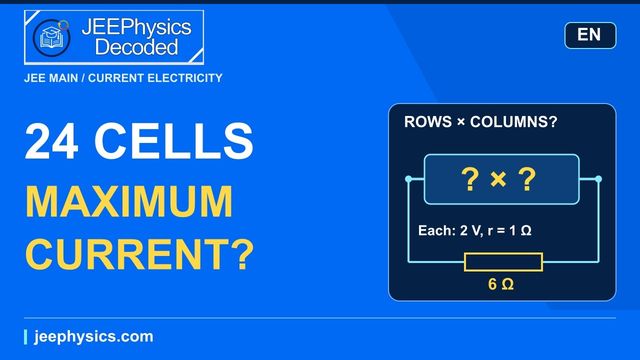 Cell grouping: rows versus columns for maximum current, English lesson